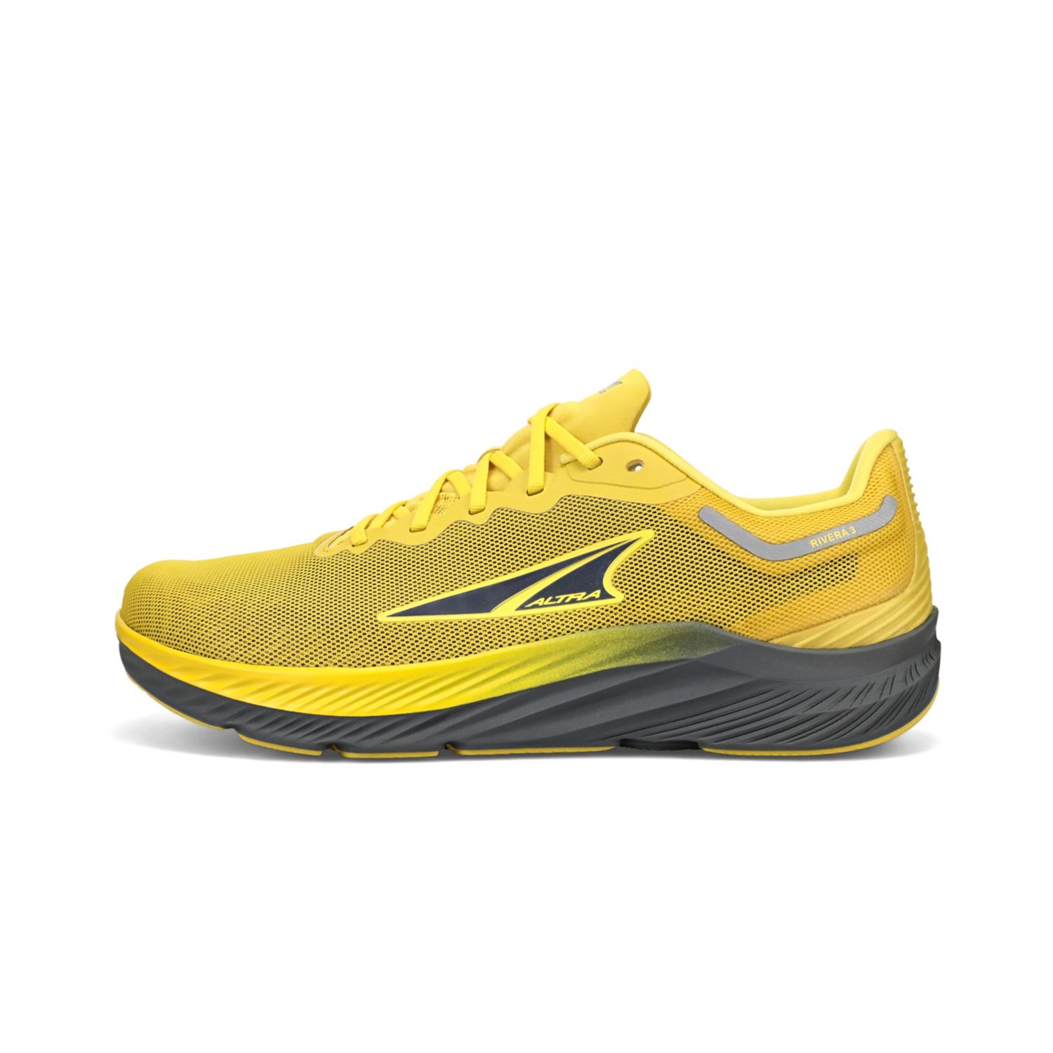 Altra Rivera 3 Men\'s Sneakers Grey / Yellow | South Africa-90728149